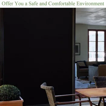 152cm*500cm 0%VLT Black window film glass Heat insulation film Sun Proof Privacy 2mil Window Sticker
152cm*500cm 0%VLT Black window film glass Heat insulation film Sun Proof Privacy 2mil Window Sticker