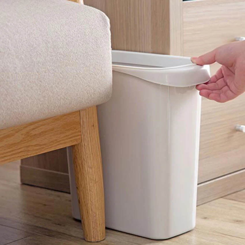 Narrow Slender Trash Bin Square Shape PP Wastebasket Without Lid Paper Basket Gap storage Garbage Trash Can Dustbin Holder
Narrow Slender Trash Bin Square Shape PP Wastebasket Without Lid Paper Basket Gap storage Garbage Trash Can Dustbin Holder