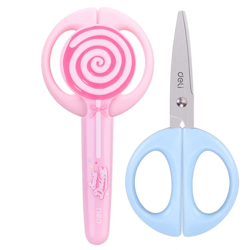 Mini Kids Scissors Round Head Lollipop Style Papers Cutting Kawaii Stationery Craft Scissors Tools Kindergarten School Supplies
Mini Kids Scissors Round Head Lollipop Style Papers Cutting Kawaii Stationery Craft Scissors Tools Kindergarten School Supplies