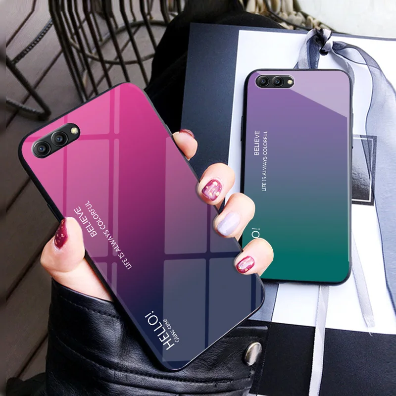 For Huawei Honor View 10 Case Fashion Hard Tempered Glass Luxury Gradient Protective Back Cover case For huawei honor v10 v9
For Huawei Honor View 10 Case Fashion Hard Tempered Glass Luxury Gradient Protective Back Cover case For huawei honor v10 v9