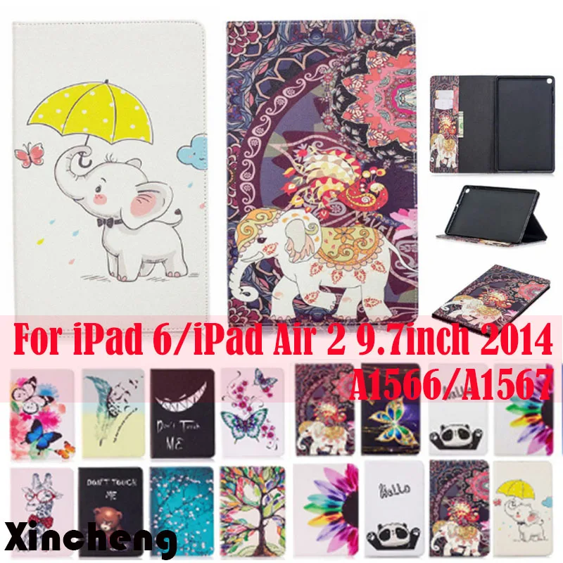 Case For iPad Air 2 Case Smart PU Leather Wallet Flip Stand Patterned Cover Case For iPad 6 A1566 A1567 With Card Slot
Case For iPad Air 2 Case Smart PU Leather Wallet Flip Stand Patterned Cover Case For iPad 6 A1566 A1567 With Card Slot