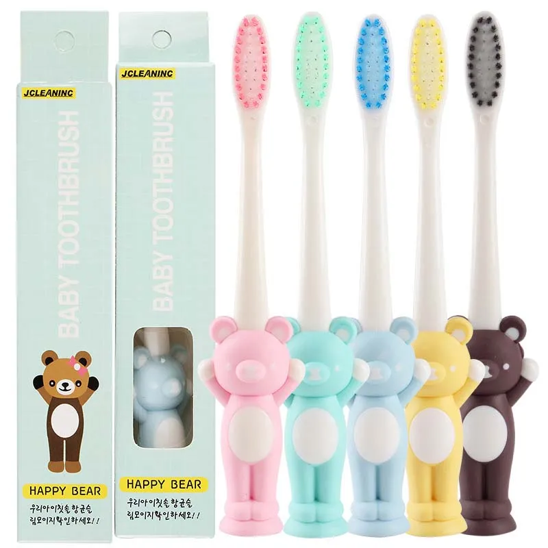 2Pcs/Lot Soft Bristle Kids Tooth Brush Baby Toothbrush Soft Bristle Children's Training Oral Hygiene Bamboo Charcoal Teether
2Pcs/Lot Soft Bristle Kids Tooth Brush Baby Toothbrush Soft Bristle Children's Training Oral Hygiene Bamboo Charcoal Teether