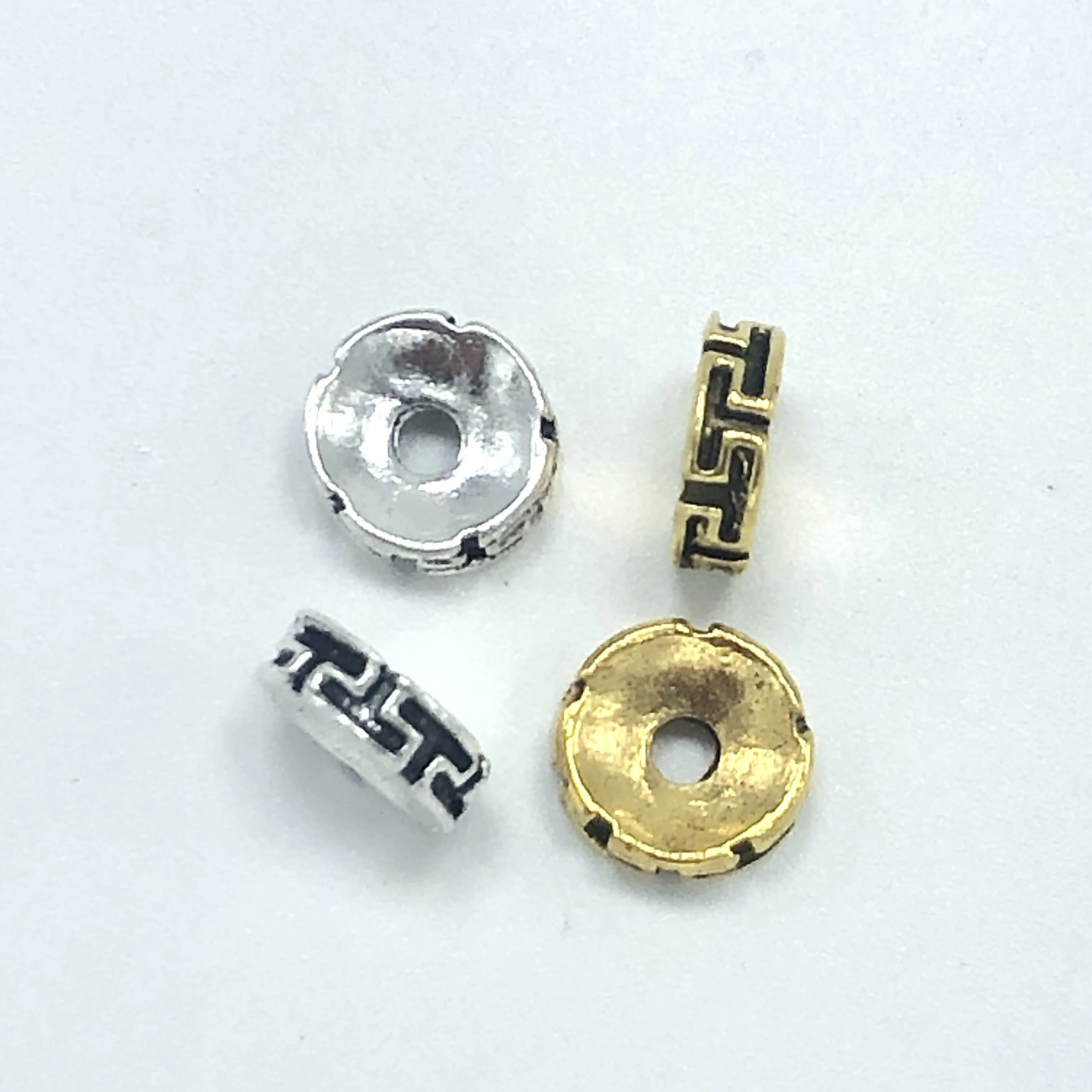 JUNKANG 30pcs 6mm-8mm popular Turkish T-shaped perforated spacer DIY handmade bracelet Necklace Jewelry connection accessories
JUNKANG 30pcs 6mm-8mm popular Turkish T-shaped perforated spacer DIY handmade bracelet Necklace Jewelry connection accessories