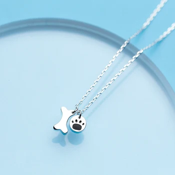 925 Silver Dog Paw Choker Necklace & Pendants Coin Necklace Charm Kolye Jewelry Pendants Vintage Bohemian Bijoux Femme Collier
925 Silver Dog Paw Choker Necklace & Pendants Coin Necklace Charm Kolye Jewelry Pendants Vintage Bohemian Bijoux Femme Collier