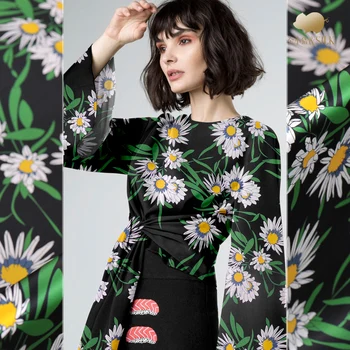 Daisy digital inkjet stretch silk satin fabric skin-friendly bedding dress silk fabric material wholesale silk cloth
Daisy digital inkjet stretch silk satin fabric skin-friendly bedding dress silk fabric material wholesale silk cloth