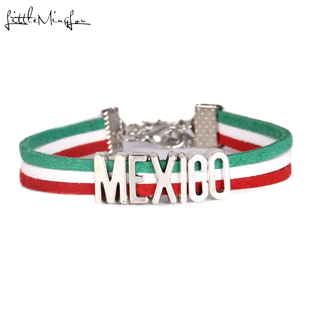 Infinity love MEXICO Wrap Women Men Bracelet stacks heart Charm bracelets & bangles for Women men leather braid country jewelry
Infinity love MEXICO Wrap Women Men Bracelet stacks heart Charm bracelets & bangles for Women men leather braid country jewelry