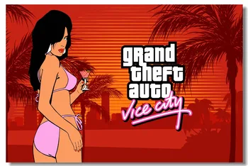Custom Canvas Wall Mural Grand Theft Auto Vice City Poster GTA V 5 Game Wall Stickers Sexy Girl Wallpaper Home Decoration #0926#
Custom Canvas Wall Mural Grand Theft Auto Vice City Poster GTA V 5 Game Wall Stickers Sexy Girl Wallpaper Home Decoration #0926#