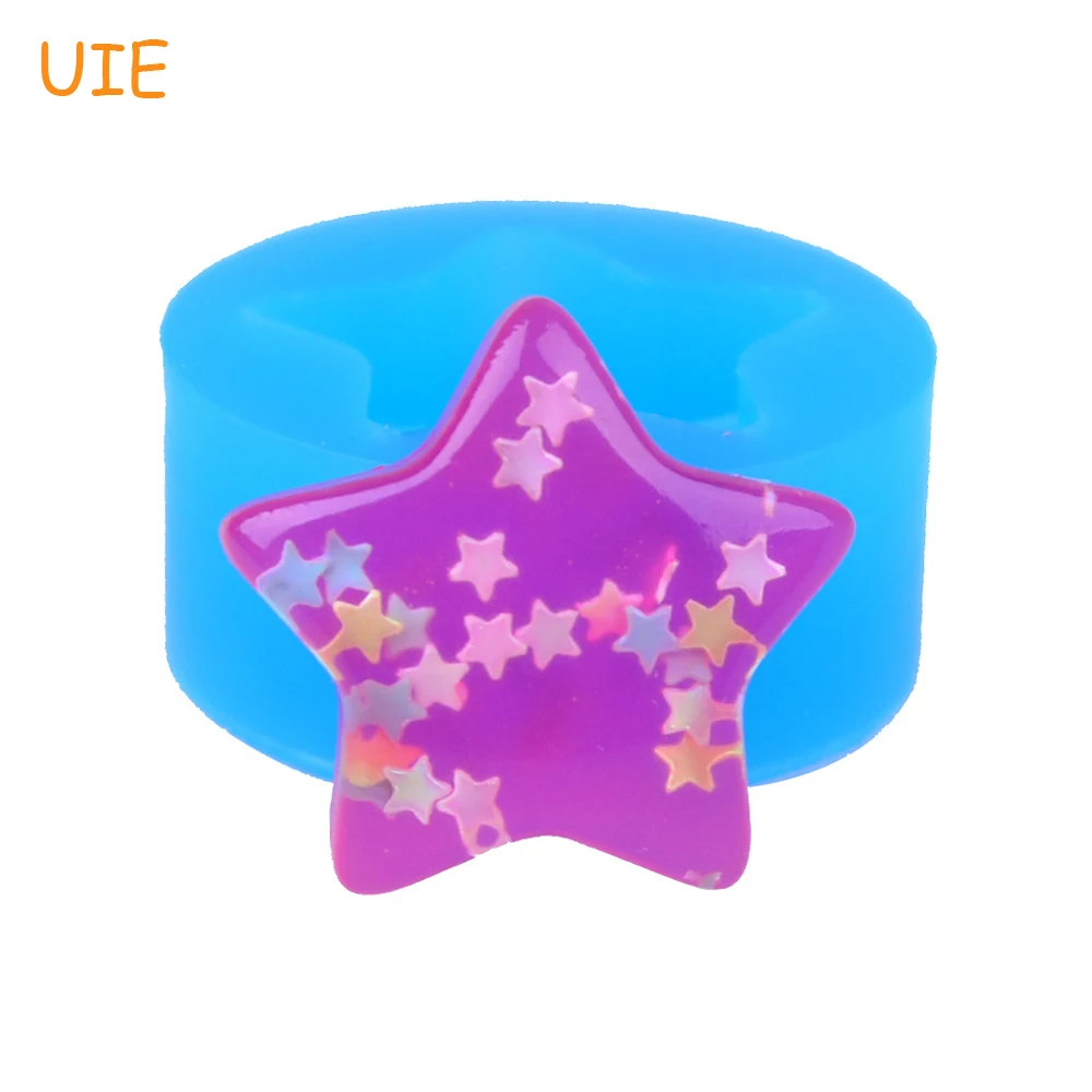 PYL233U 23.5mm Star Silicone Mold - Sugarcraft, Cake Decorating, Fondant, Polymer Clay ,Cabochon, Resin, Jewelry, Wax Food Safe 
PYL233U 23.5mm Star Silicone Mold - Sugarcraft, Cake Decorating, Fondant, Polymer Clay ,Cabochon, Resin, Jewelry, Wax Food Safe