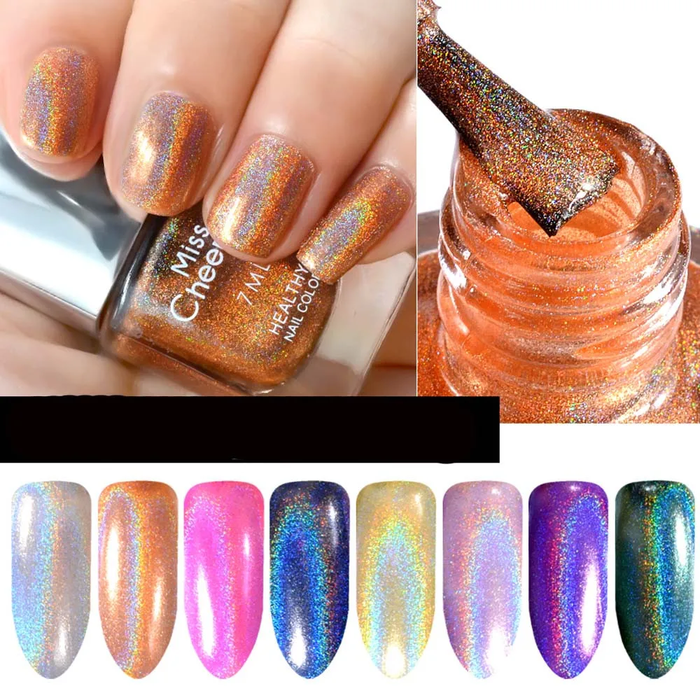 New Fashion Holographic Laser Nail Polish 7ml Flourish Series Varnish Shining Glitter Nail Art Lacquer Polish
New Fashion Holographic Laser Nail Polish 7ml Flourish Series Varnish Shining Glitter Nail Art Lacquer Polish