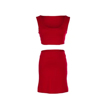 2018 NEW Women solid red bodycon skirts set sleeveless slim Crop Tops high waisted pencil short mini Skirts fashion casual 2pcs
2018 NEW Women solid red bodycon skirts set sleeveless slim Crop Tops high waisted pencil short mini Skirts fashion casual 2pcs