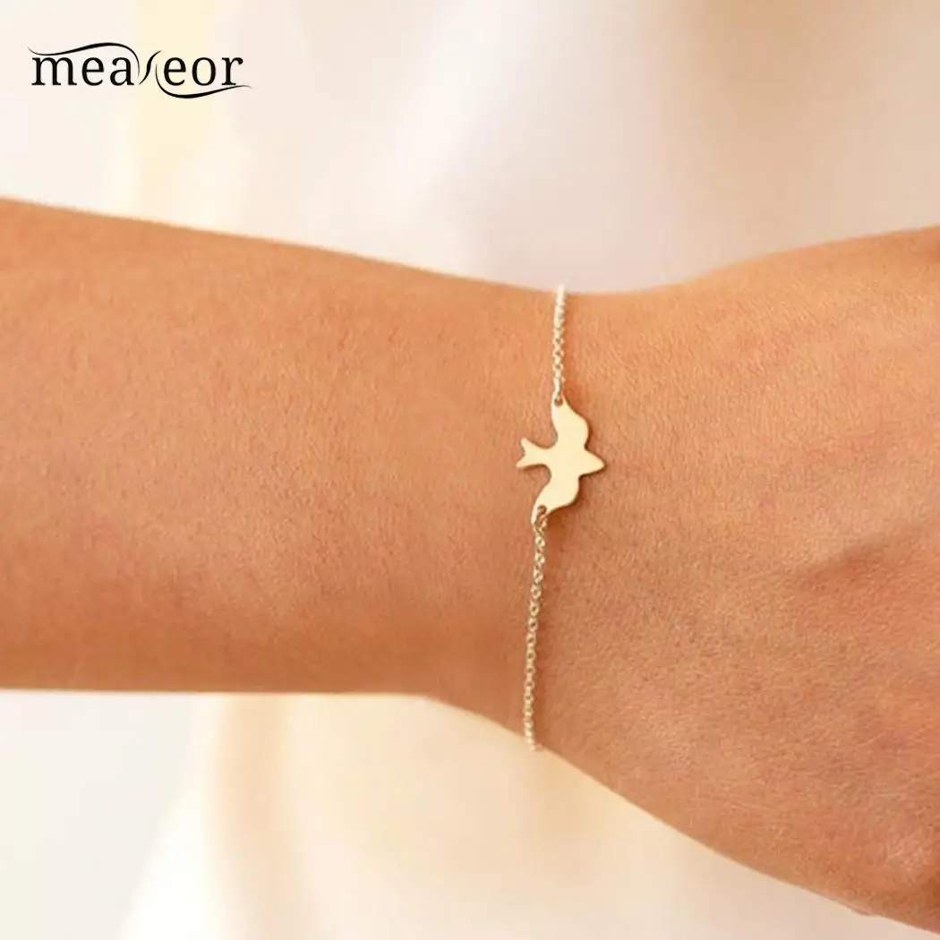 Meaneor Tiny Peace Dove Bracelet Soar Flying Birds Bracelet Little Cute Swallow Baby Bird Charm Bracelets Abstract Woman Gfts
Meaneor Tiny Peace Dove Bracelet Soar Flying Birds Bracelet Little Cute Swallow Baby Bird Charm Bracelets Abstract Woman Gfts