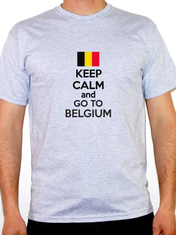 KEEP CALM AND GO TO BELGIUM - Netherlands / Europe / Fun Themed Mens T-Shirt Free shipping Tops t shirt Fashion Classic Unique
KEEP CALM AND GO TO BELGIUM - Netherlands / Europe / Fun Themed Mens T-Shirt Free shipping Tops t shirt Fashion Classic Unique
