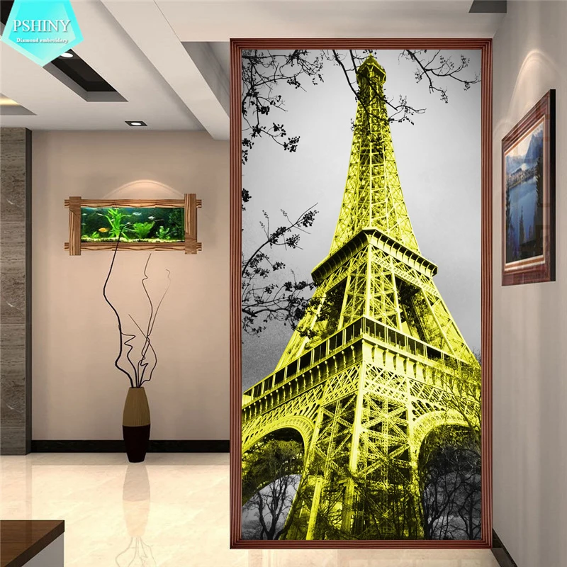 PSHINY 5D DIY Diamond embroidery sale Modern style French Tower scenery picture Full Square rhinestone Diamond Painting
PSHINY 5D DIY Diamond embroidery sale Modern style French Tower scenery picture Full Square rhinestone Diamond Painting