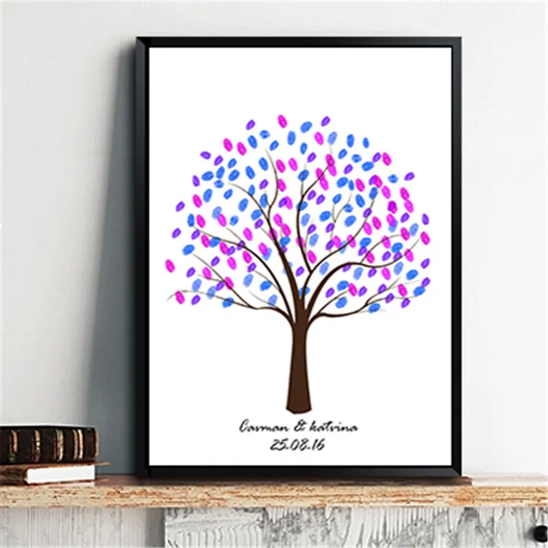 Free Personalized Fingerprint Canvas Painting Guest Book Sign DIY Tree Wedding Birthday Graduation Event Party Baptism Supplies
Free Personalized Fingerprint Canvas Painting Guest Book Sign DIY Tree Wedding Birthday Graduation Event Party Baptism Supplies