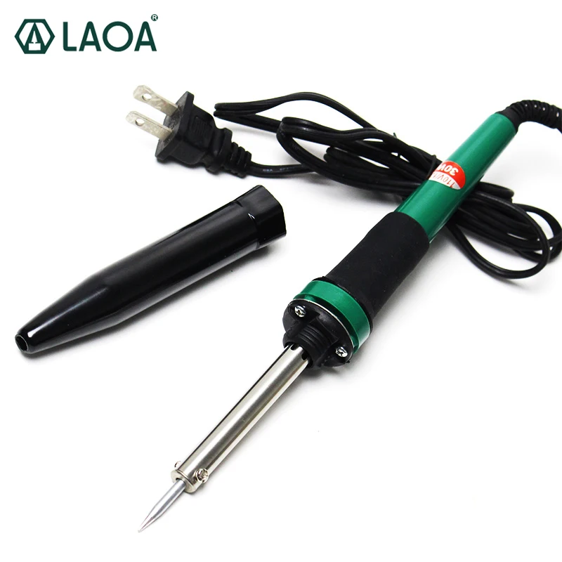 LAOA 30W/40W/60W Electric Soldering Iron Set Welding Solder Station Heat With Pencil Protecting Cover Repair Tool Kit
LAOA 30W/40W/60W Electric Soldering Iron Set Welding Solder Station Heat With Pencil Protecting Cover Repair Tool Kit