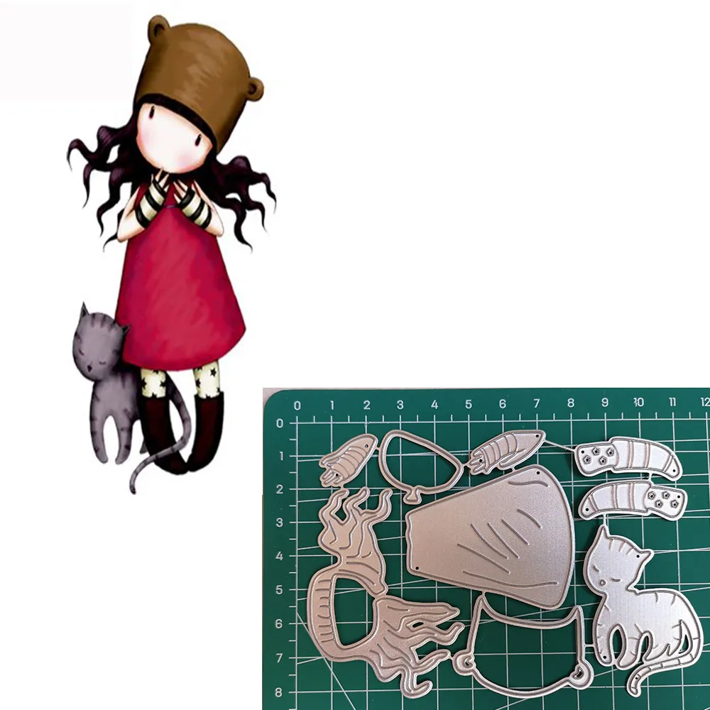Metal Cutting Dies Little doll Animal 2019 Scrapbooking Craft Dies Cut Stamps Embossing Stencils Invitation Card
Metal Cutting Dies Little doll Animal 2019 Scrapbooking Craft Dies Cut Stamps Embossing Stencils Invitation Card
