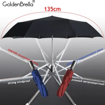 120CM Automatic Wind Resistance Umbrella Rain Women High Quality 3Folding Outdoor Business Car Travel Male Large Parasol
120CM Automatic Wind Resistance Umbrella Rain Women High Quality 3Folding Outdoor Business Car Travel Male Large Parasol