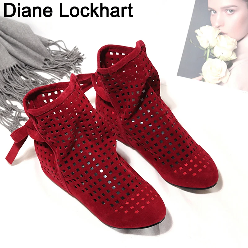 Plus size 34-43 Fashion Women's Summer Boots Flat Cutout Women Gladiator Ankle Boots Ladies Dress Cute Faux Suede Casual Shoes
Plus size 34-43 Fashion Women's Summer Boots Flat Cutout Women Gladiator Ankle Boots Ladies Dress Cute Faux Suede Casual Shoes