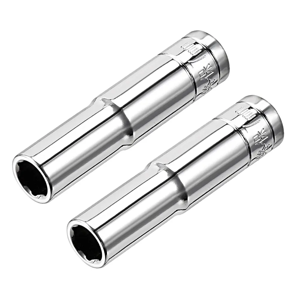 Uxcell 2Pcs Silver Tone 1/4-inch Drive 7mm Cr-V 6-Point Deep Socket for Heavy-duty Pneumatic Tools Hot Sale
Uxcell 2Pcs Silver Tone 1/4-inch Drive 7mm Cr-V 6-Point Deep Socket for Heavy-duty Pneumatic Tools Hot Sale