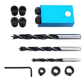 6/8/10MM Oblique Hole Locator Positioner Drilling Bits Jig Clamp Woodworking Kit 15 Angle Woodworking Guide Positioner Kit
6/8/10MM Oblique Hole Locator Positioner Drilling Bits Jig Clamp Woodworking Kit 15 Angle Woodworking Guide Positioner Kit