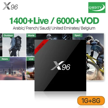 QHDTV IPTV Subscription 1 Year X96 France IPTV BOX Android 7.1 Smart TV Box S905W Set Top Box IPTV Arabic No APP Include
QHDTV IPTV Subscription 1 Year X96 France IPTV BOX Android 7.1 Smart TV Box S905W Set Top Box IPTV Arabic No APP Include