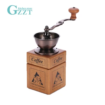 GZZT Zinc Alloy Manual Coffee Bean Grinder IT3507 Retro Classical Wooden Make Coffee Powder Cast Iron Grinder Core 50-60g
GZZT Zinc Alloy Manual Coffee Bean Grinder IT3507 Retro Classical Wooden Make Coffee Powder Cast Iron Grinder Core 50-60g