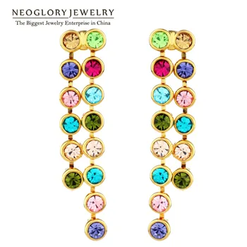 Neoglory Yellow Gold Color Auden Rhinestone Colorful Long Bead Drop Earrings Light 2020 New Fashion Jewelry Colf-b
Neoglory Yellow Gold Color Auden Rhinestone Colorful Long Bead Drop Earrings Light 2020 New Fashion Jewelry Colf-b
