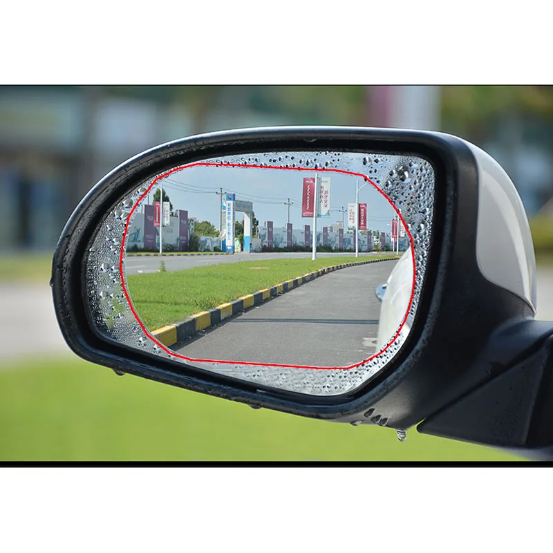 2pcs Car Rearview Mirror Transparent Rainproof Film Mirror Waterproof Anti-fog and Rainproof Film Sticker Keeping Vision In Rain
2pcs Car Rearview Mirror Transparent Rainproof Film Mirror Waterproof Anti-fog and Rainproof Film Sticker Keeping Vision In Rain