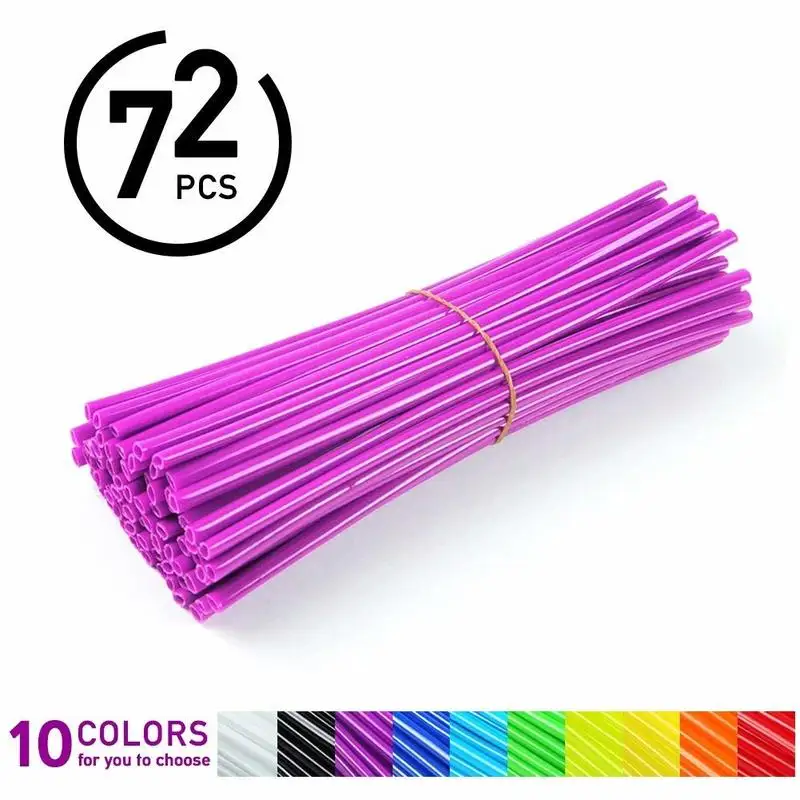 72Pcs Wheel Rim Spoke Skins Covers Wrap Decor Protector Kit For Motorcycle Motocross Dirt Bike ( Color : Purple )
72Pcs Wheel Rim Spoke Skins Covers Wrap Decor Protector Kit For Motorcycle Motocross Dirt Bike ( Color : Purple )