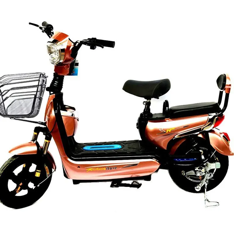 Excellent 14-inch Adult Electric Bike Lasting Battery 48V Voltage Two-wheeled Manned Electric Bicycle Motorcycle 1