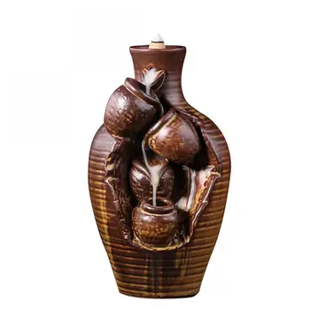 Vase Shape Backflow Incense Burner Ceramic Aromatherapy Furnace Home Bouddha Decoration Incense Rose Tower Cone Incenses Holder
Vase Shape Backflow Incense Burner Ceramic Aromatherapy Furnace Home Bouddha Decoration Incense Rose Tower Cone Incenses Holder