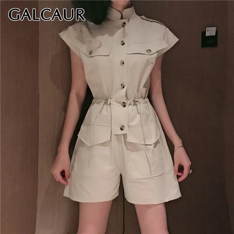 CALCAUR Summer Elegant Shorts For Women Lapel Collar Sleeveless High Waist Bandages Playsuits Shorts Female 2019 Fashion New
CALCAUR Summer Elegant Shorts For Women Lapel Collar Sleeveless High Waist Bandages Playsuits Shorts Female 2019 Fashion New
