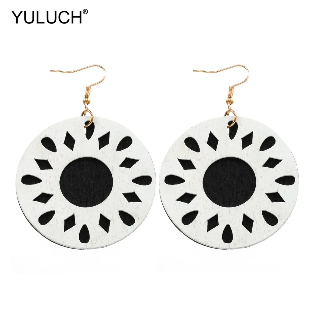 YULUCH Round Double-layer Wooden Hollow Life Tree Star Ethnic Hanging Fashion Drop Earrings For Women Party Jewelry Accessories
YULUCH Round Double-layer Wooden Hollow Life Tree Star Ethnic Hanging Fashion Drop Earrings For Women Party Jewelry Accessories