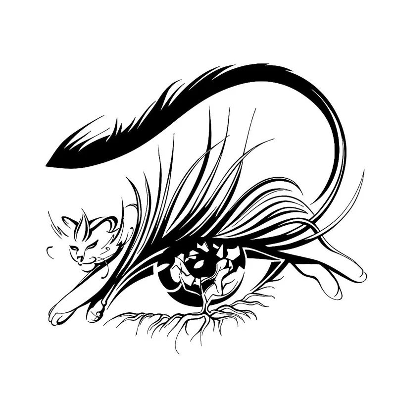 17.9cm*16.2cm Cat Eyes Beauty Salon Decor Car Sticker Car-Styling Black/Silver S3-5888 | Автомобили и мотоциклы