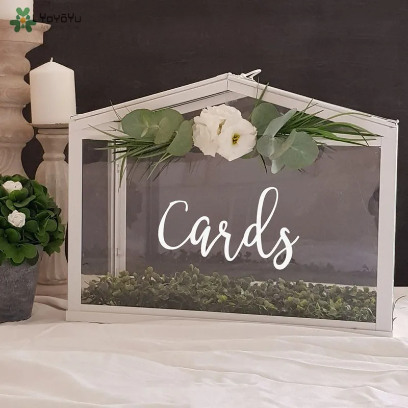 YOYOYU Wall Decal Wishing Well Cards Sticker Wedding Signs Decoration Beautiful Removable Vinyl Art DIY Card Box Decals QQ492
YOYOYU Wall Decal Wishing Well Cards Sticker Wedding Signs Decoration Beautiful Removable Vinyl Art DIY Card Box Decals QQ492