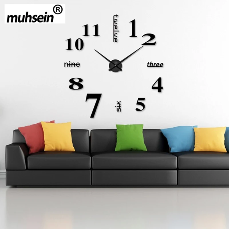 New American Style Large Wall Clock Living Room Bedroom Decoration Multiple Colors Alphanumeric Combination 3d eva
New American Style Large Wall Clock Living Room Bedroom Decoration Multiple Colors Alphanumeric Combination 3d eva