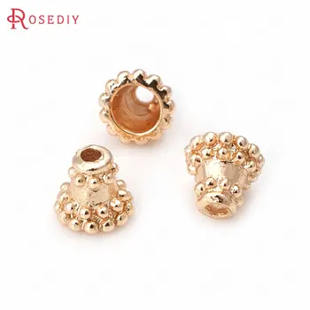 10PCS 8MM 24K Champagne Gold Color Plated Brass Speaker Beads Caps High Quality Diy Jewelry Accessories
10PCS 8MM 24K Champagne Gold Color Plated Brass Speaker Beads Caps High Quality Diy Jewelry Accessories