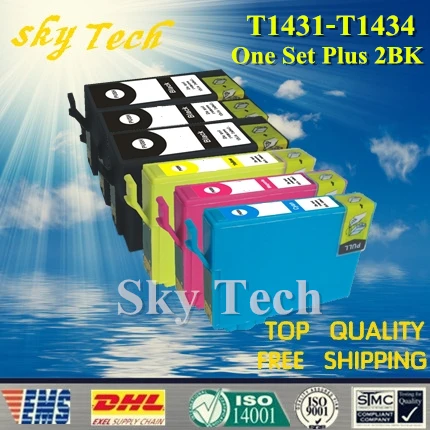 Один комплект Plus 2 BK Совместимый картридж для T1431 до T1434, для Epson 900WD 940FW 960FWD WP-7011 WP-7018 WP-7511
Один комплект Plus 2 BK Совместимый картридж для T1431 до T1434, для Epson 900WD 940FW 960FWD WP-7011 WP-7018 WP-7511