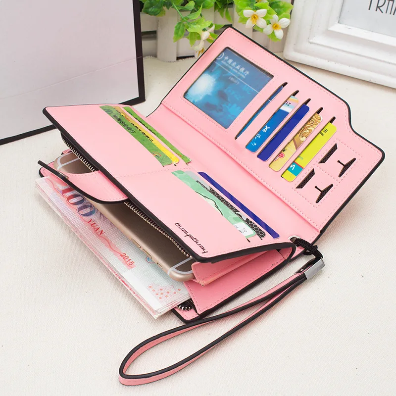 New Women Pu Leather Wallets Female Big Capacity Purses Woman Long Phone Purse Ladies Money bag Coin Card Holder Clutch Carteras
New Women Pu Leather Wallets Female Big Capacity Purses Woman Long Phone Purse Ladies Money bag Coin Card Holder Clutch Carteras