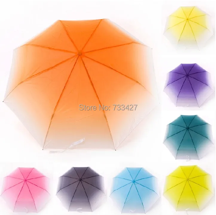 Novelty Creative fashion trend step-by-step change gradient umbrella folding umbrella UV umbrella for men and women
Novelty Creative fashion trend step-by-step change gradient umbrella folding umbrella UV umbrella for men and women