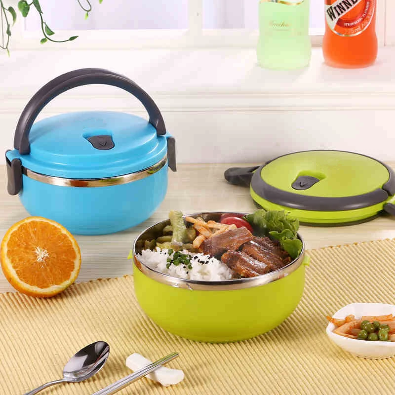 1Pc Portable Stainless Steel Thermos Bento Lunch Box for Kids Food Container Round Shape Picnic Food DA
1Pc Portable Stainless Steel Thermos Bento Lunch Box for Kids Food Container Round Shape Picnic Food DA