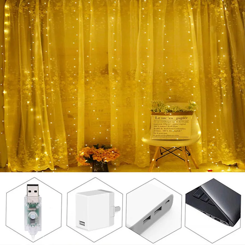 USB Copper Wire Curtain Lamp Background Decoration Colorful Lamp Romantic Atmosphere Christmas Valentine's Day
USB Copper Wire Curtain Lamp Background Decoration Colorful Lamp Romantic Atmosphere Christmas Valentine's Day