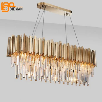 new luxury crystal chandelier modern lighting for living room dinning room gold kristallen kroonluchter LED lights
new luxury crystal chandelier modern lighting for living room dinning room gold kristallen kroonluchter LED lights