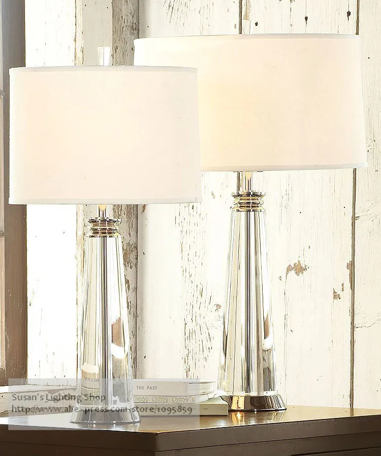 Modern Crystal Table Lamp Bedroom K9 Crystal Table Light White Living Room Indoor Bedside Lamps
Modern Crystal Table Lamp Bedroom K9 Crystal Table Light White Living Room Indoor Bedside Lamps
