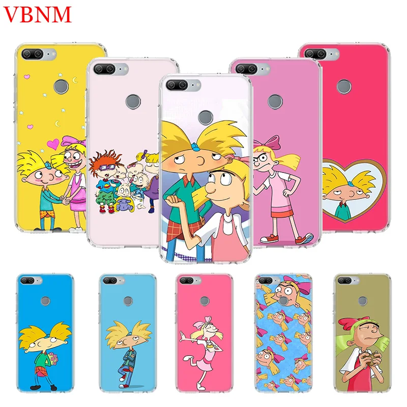 

Hey Arnold Art Printing Protect Phone Case for Huawei Honor 8X 8S 7A 7S 9 10 Lite 8A 20i 8S V20 Y5 Y6 Y7 Y9 2019 Cover Coque