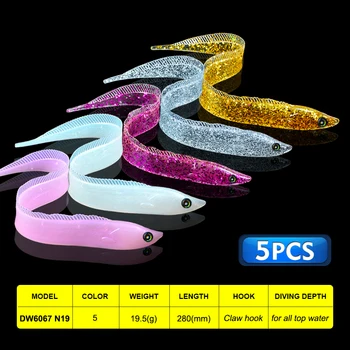 5pc/Lot Jigs Soft Lures Hair Tail soft Baits Handmade Fishing Bait 5 Colors Fishing Lures 28cm/19.5g Ribbon Fish Artificial Bait
5pc/Lot Jigs Soft Lures Hair Tail soft Baits Handmade Fishing Bait 5 Colors Fishing Lures 28cm/19.5g Ribbon Fish Artificial Bait