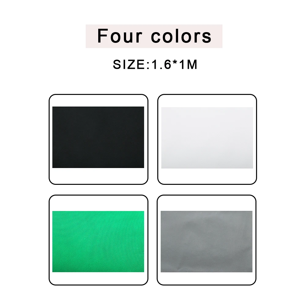 Andoer 1.6 * 1M Photo Backdrop Background Studio Video Photography Studio Non-woven Screen
Andoer 1.6 * 1M Photo Backdrop Background Studio Video Photography Studio Non-woven Screen