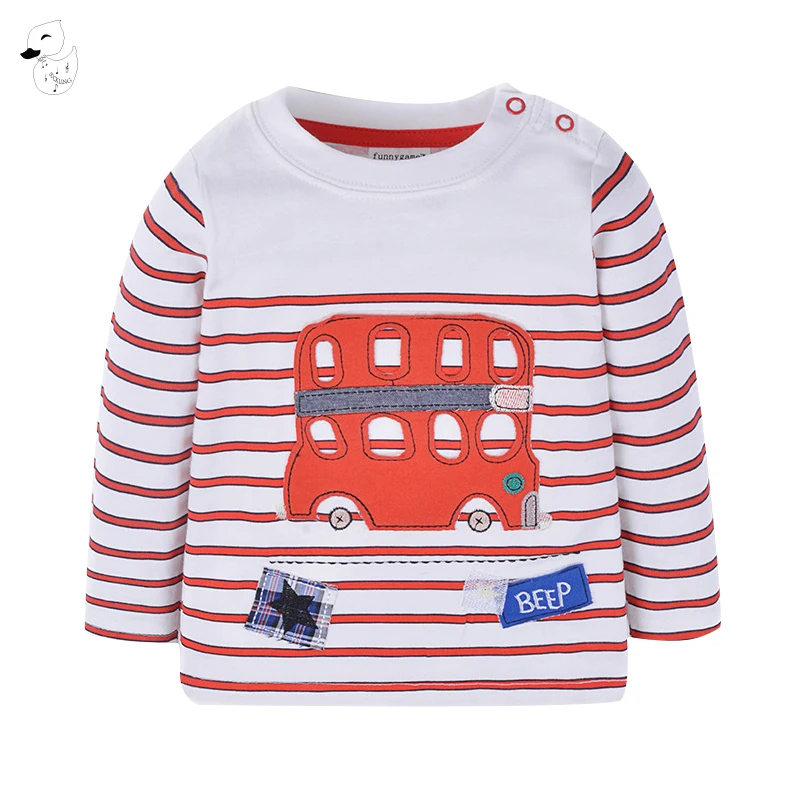 BINIDUCKLING Baby Boy Sweatshirt Car applique Children Autumn Long Sleeve Tops Boys Clothes Striped Kids Tshirts for Boy 2018
BINIDUCKLING Baby Boy Sweatshirt Car applique Children Autumn Long Sleeve Tops Boys Clothes Striped Kids Tshirts for Boy 2018