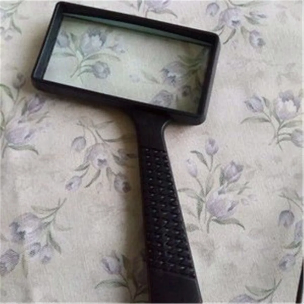 1 PC Handheld 10x Square Magnifier Lens Size: 95* 50 mm ABS Body Reading Magnifying Glass Aid For The Aged tool
1 PC Handheld 10x Square Magnifier Lens Size: 95* 50 mm ABS Body Reading Magnifying Glass Aid For The Aged tool