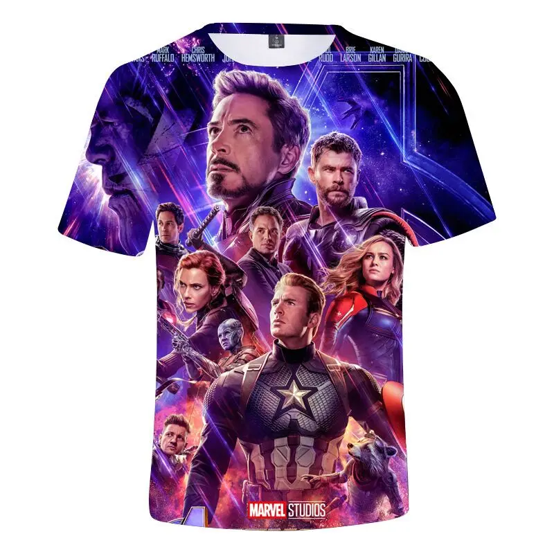 Baby Boys Cartoon Marvel Avengers T Shirts Summer Kids Cotton 3D Print TShirt Boy Tee Girl Tops Children Clothes
Baby Boys Cartoon Marvel Avengers T Shirts Summer Kids Cotton 3D Print TShirt Boy Tee Girl Tops Children Clothes